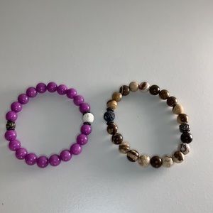 Two Stone bracelets
